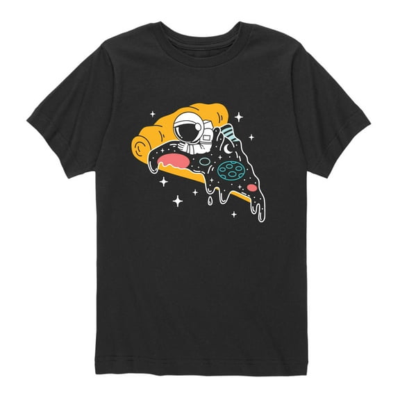 Instant Message - Space Pizza Bed - Toddler Short Sleeve Tee