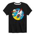 thumbnail image 1 of Instant Message - Space Stained Glass - Toddler And Youth Short Sleeve T-Shirt, 1 of 5