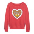 thumbnail image 1 of Instant Message - Spass An Der Freud Gingerbread  - Women's Lightweight French Terry Pullover, 1 of 6