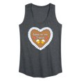 thumbnail image 1 of Instant Message - Spass An Der Freud Gingerbread  - Women's Racerback Tank Top, 1 of 6