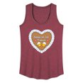 thumbnail image 1 of Instant Message - Spass An Der Freud Gingerbread  - Women's Racerback Tank Top, 1 of 6