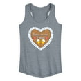 thumbnail image 1 of Instant Message - Spass An Der Freud Gingerbread  - Women's Racerback Tank Top, 1 of 6