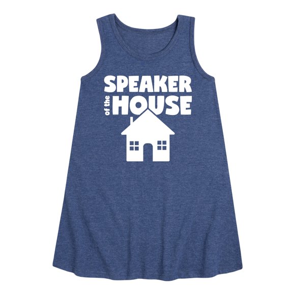 Instant Message - Speaker Of The House - Toddler & Youth Girls A-line Dress