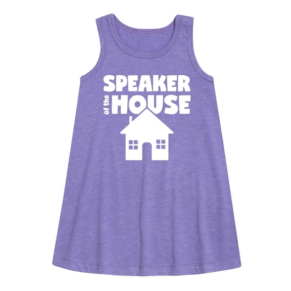 Instant Message - Speaker Of The House - Toddler & Youth Girls A-line Dress