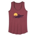 thumbnail image 1 of Instant Message - Speed Boat - Women's Racerback Tank Top, 1 of 6
