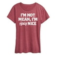 thumbnail image 1 of Instant Message - Spicy Nice - Women's Short Sleeve Graphic T-Shirt, 1 of 5