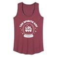 thumbnail image 1 of Instant Message - Spirits Say Lol Bye - Women's Racerback Tank Top, 1 of 5