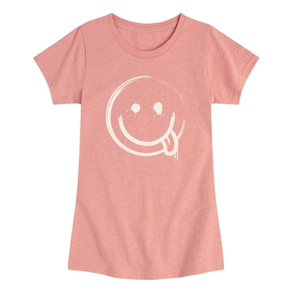 Instant Message - Splatter Face Toddler Short Sleeve Graphic T-Shirt
