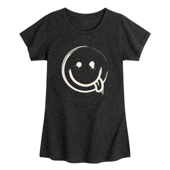 Instant Message - Splatter Face Toddler Short Sleeve Graphic T-Shirt