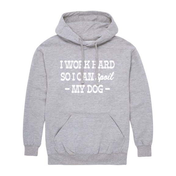 Instant Message - Spoil My Dog - Men's Pullover Hooded Fleece Sweatshirt
