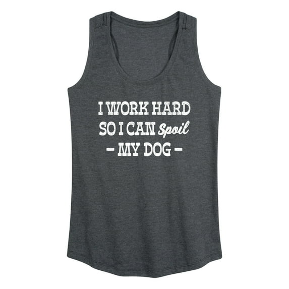 Instant Message - Spoil My Dog - Women's Racerback Tank Top