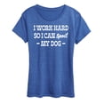 thumbnail image 1 of Instant Message - Spoil My Dog - Women's Raglan Graphic T-Shirt, 1 of 5