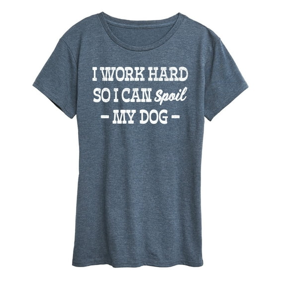 Instant Message - Spoil My Dog - Women's Raglan Graphic T-Shirt