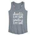 thumbnail image 1 of Instant Message - Spoiling Is My Game - Women's Racerback Tank Top, 1 of 6
