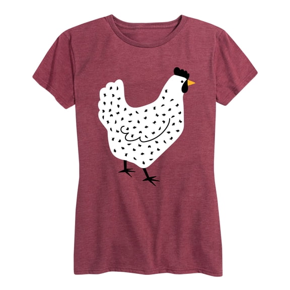 Instant Message - Spotted Chicken - Women's Short Sleeve Graphic T-shirt