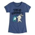 thumbnail image 1 of Instant Message - Spread Hoppiness - Toddler & Youth Girls Short Sleeve Graphic T-Shirt, 1 of 6