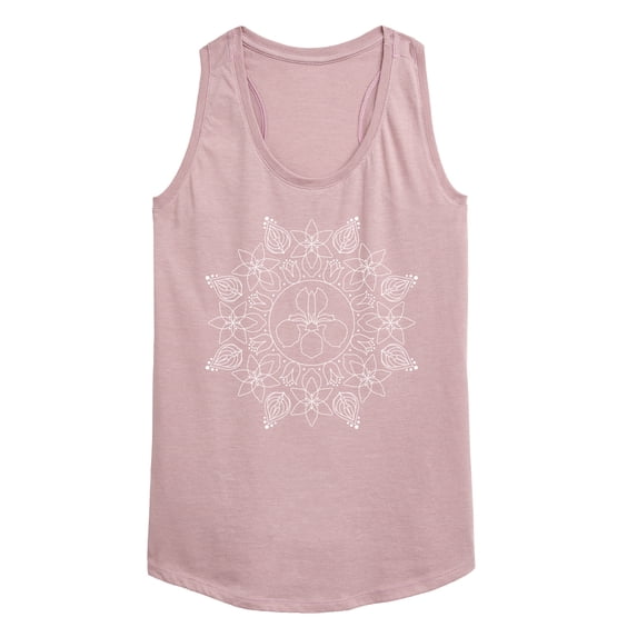 Instant Message - Spring Floral Decorative - Women's Racerback Graphic Tank