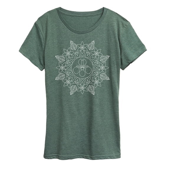 Instant Message - Spring Floral Decorative Short Sleeve Graphic T-Shirt