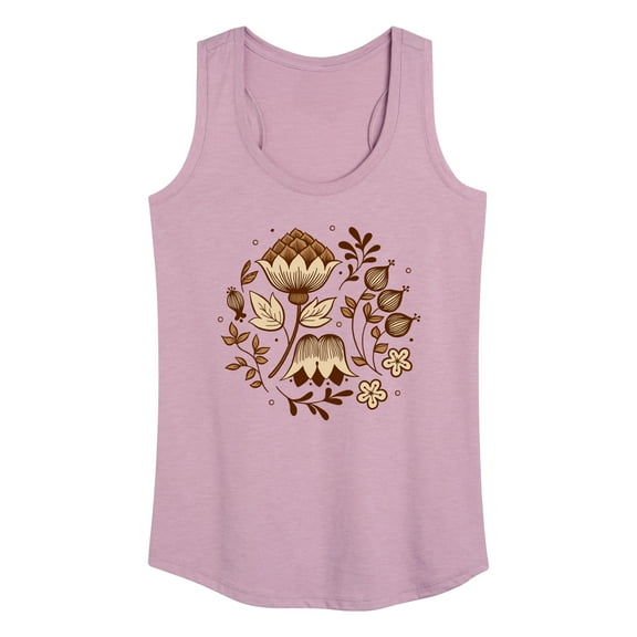 Instant Message - Spring - Flowers in Bloom - Women's Racerback Tank Top