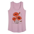 thumbnail image 1 of Instant Message - Spring - Framed Poppy Flowers - Women's Racerback Tank Top, 1 of 6