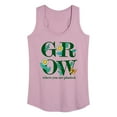 thumbnail image 1 of Instant Message - Spring - GROW Where You Are Planted - Women's Racerback Tank Top, 1 of 6