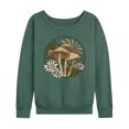 thumbnail image 1 of Instant Message - Spring - Mushrooms, Snails, & Daisies - Women's Lightweight French Terry Long Sleeve Shirt, 1 of 6