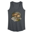 thumbnail image 1 of Instant Message - Spring - Mushrooms, Snails, & Daisies - Women's Racerback Tank Top, 1 of 6