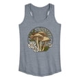 thumbnail image 1 of Instant Message - Spring - Mushrooms, Snails, & Daisies - Women's Racerback Tank Top, 1 of 6