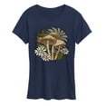 thumbnail image 1 of Instant Message - Spring - Mushrooms, Snails, & Daisies - Women's Short Sleeve Graphic T-Shirt, 1 of 6