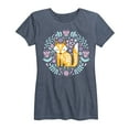 thumbnail image 1 of Instant Message - Spring Scandinavian Fox - Women's Short Sleeve Graphic T-shirt, 1 of 5