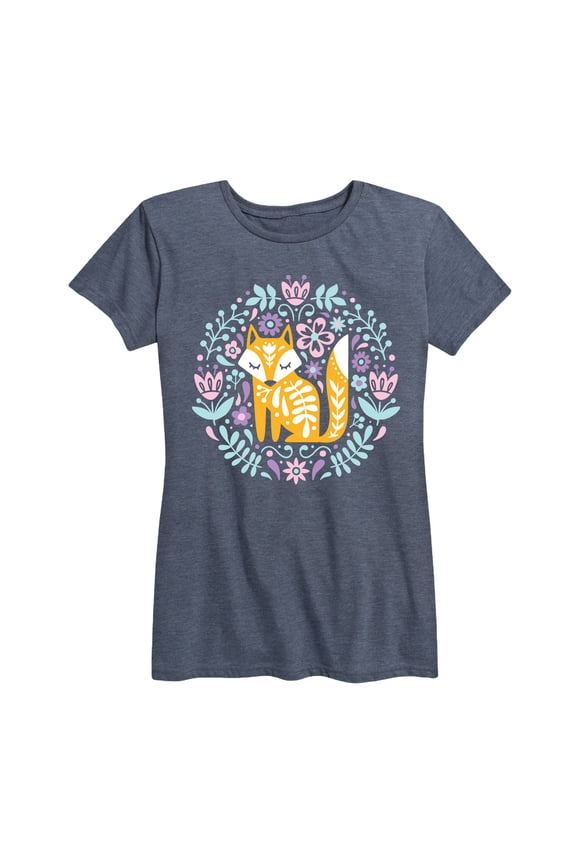 - Spring Scandinavian Fox - Women's Short Sleeve Graphic T-shirt
