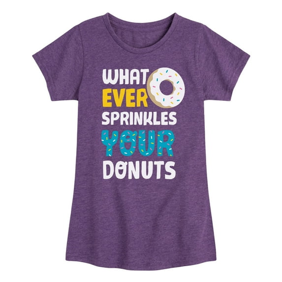 Instant Message - Sprinkles Donuts - Girls Toddler And Youth Short Sleeve Graphic T-Shirt