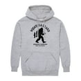 thumbnail image 1 of Instant Message - Squatch And Learn - Men's Pullover Hooded Fleece Sweatshirt, 1 of 7