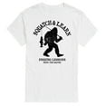 thumbnail image 1 of Instant Message - Squatch And Learn - Men's Short Sleeve Graphic T-Shirt, 1 of 6