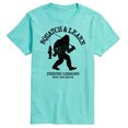 thumbnail image 1 of Instant Message - Squatch And Learn - Men's Short Sleeve Graphic T-Shirt, 1 of 6