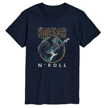 Instant Message - Squatch N Roll - Men's Short Sleeve Graphic T-Shirt