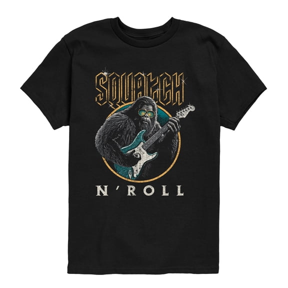 Instant Message - Squatch N Roll - Youth Short Sleeve Graphic T-shirt