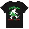 thumbnail image 1 of Instant Message - Squatchin Through The Snow - Men's Short Sleeve Graphic T-Shirt, 1 of 6