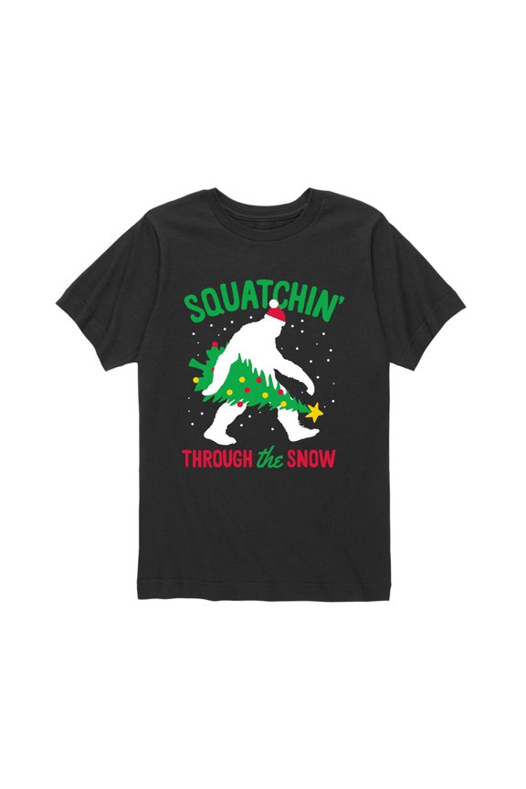 - Squatchin Through The Snow - Toddler Short Sleeve Tee