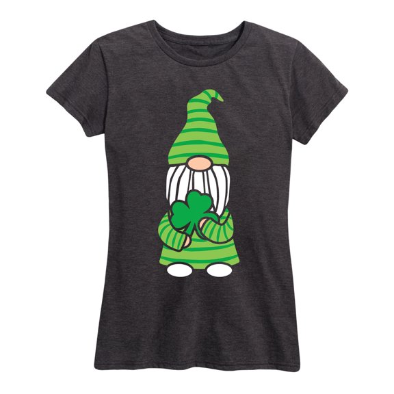 Instant Message - St. Paddy's Day Gnome - Women's Short Sleeve Graphic T-shirt