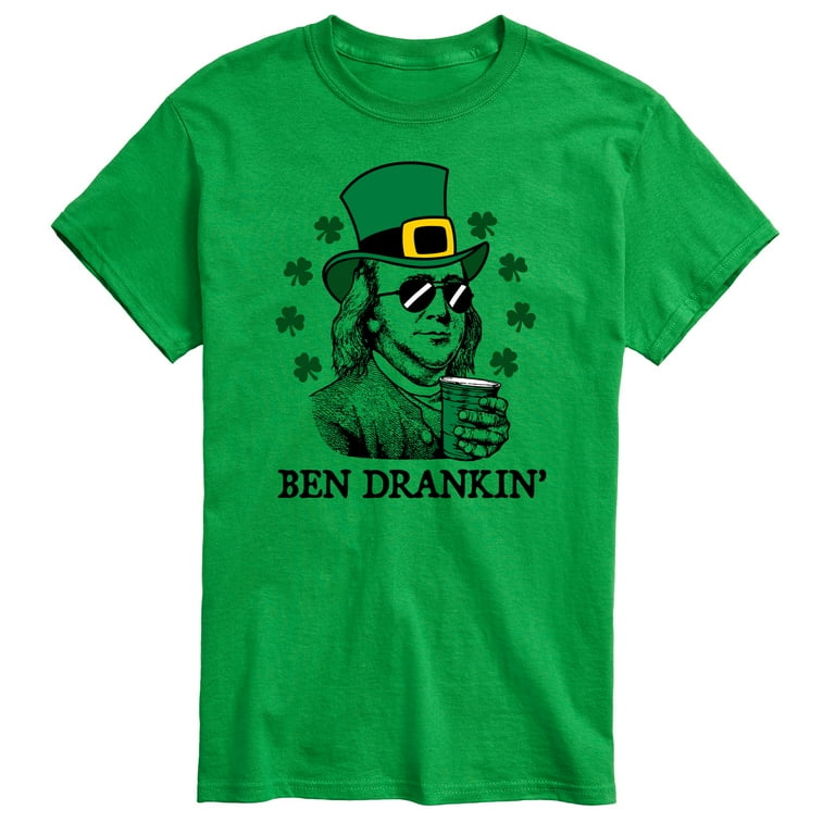 Ben Drankin Funny Leprechaun Hat Clover St Patricks Day T-Shirt Ben Drankin Funny Leprechaun Hat Clover St Patricks Day T-Shirt