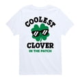 thumbnail image 1 of Instant Message - St. Patrick's Day - Coolest Clover in the Patch - Toddler And Youth Short Sleeve Graphic T-Shirt, 1 of 5