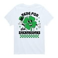 thumbnail image 1 of Instant Message - St. Patrick's Day Here For The Shenanigans - Toddler & Youth Short Sleeve Graphic T-Shirt, 1 of 6