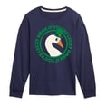 thumbnail image 1 of Instant Message - St. Patrick's Day Honk If Lucky - Toddler & Youth Long Sleeve Graphic T-Shirt, 1 of 6