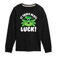 thumbnail image 1 of Instant Message - St. Patrick's Day - It Takes Alotl Luck - Axolotl - Toddler And Youth Long Sleeve Graphic T-Shirt, 1 of 5