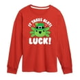 thumbnail image 1 of Instant Message - St. Patrick's Day - It Takes Alotl Luck - Axolotl - Toddler And Youth Long Sleeve Graphic T-Shirt, 1 of 5
