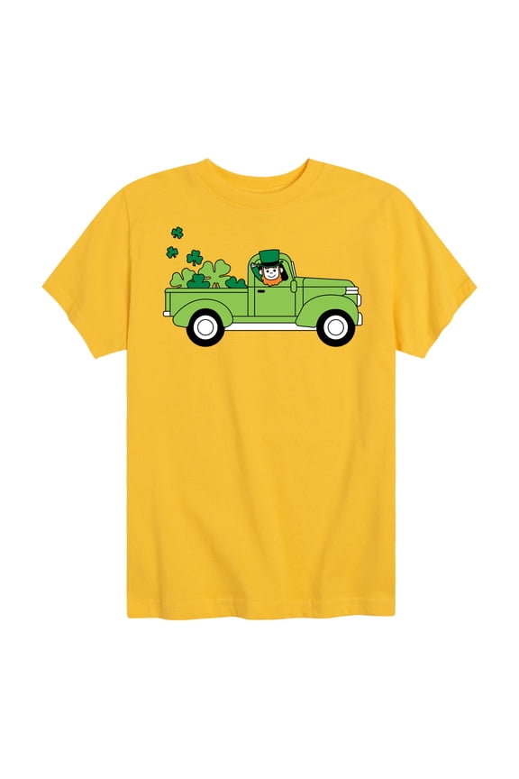 - St. Patrick's Day - Leprechaun Truck - Delivering Luck - Toddler And Youth Short Sleeve Graphic T-Shirt