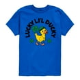 thumbnail image 1 of Instant Message - St. Patrick's Day Lucky Lil Ducky - Toddler & Youth Short Sleeve Graphic T-Shirt, 1 of 6