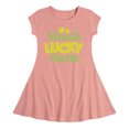 thumbnail image 1 of Instant Message - St. Patrick's Day - Mama's Lucky Charm - Toddler And Youth Girls Fit And Flare Dress, 1 of 1
