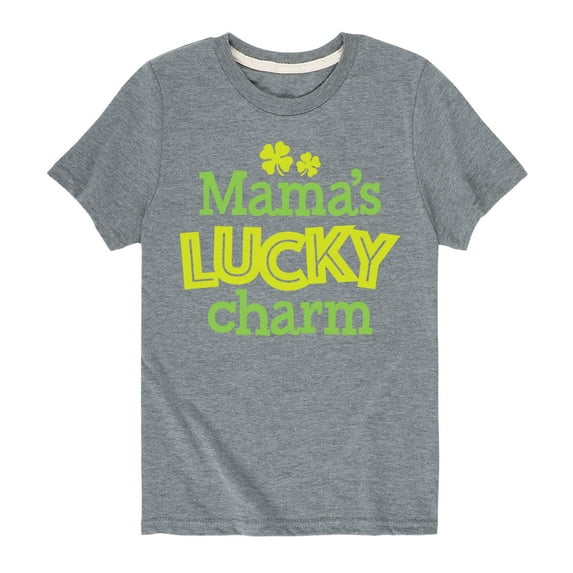 Instant Message - St. Patrick's Day - Mama's Lucky Charm - Toddler And Youth Short Sleeve Graphic T-Shirt